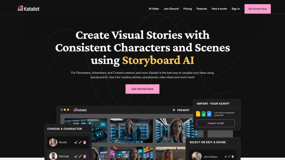 Katalist AI Storytelling Studio