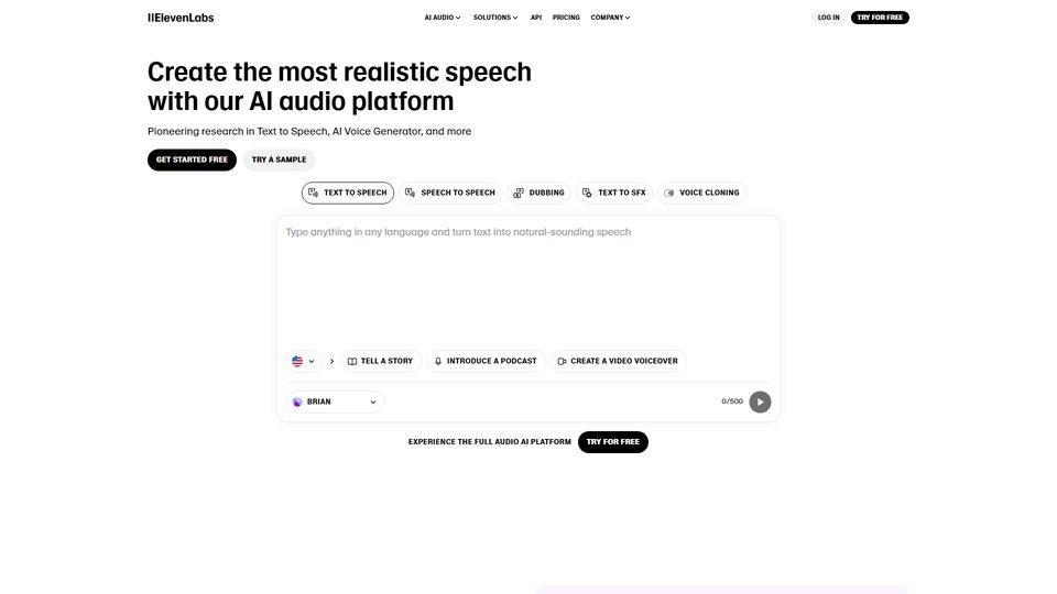 Elevenlabs AI VoiceTech