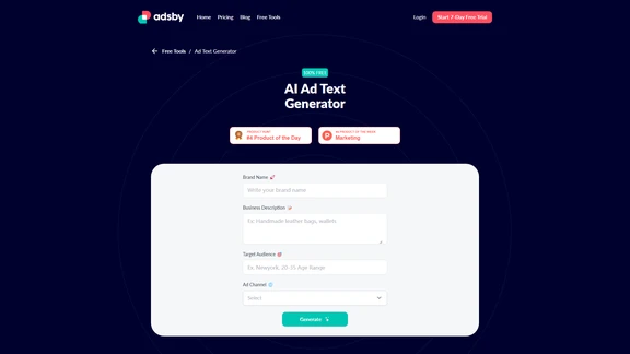 Adsby AI Ad Text