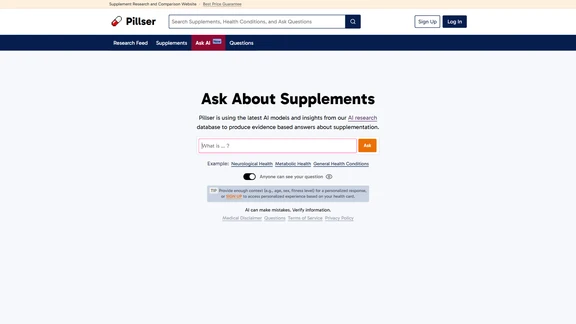 Pillser AI Advisor