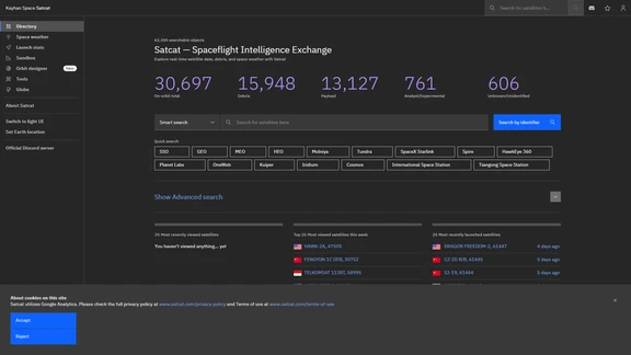 Satcat AI Tracker