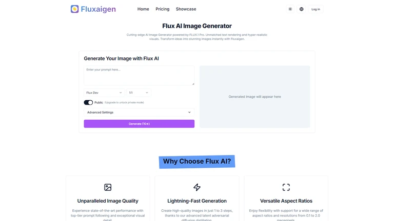 Flux AI Image Generator