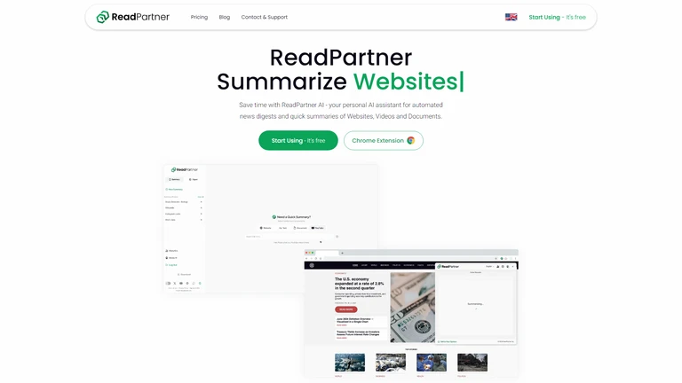 ReadPartner AI Summary Tool